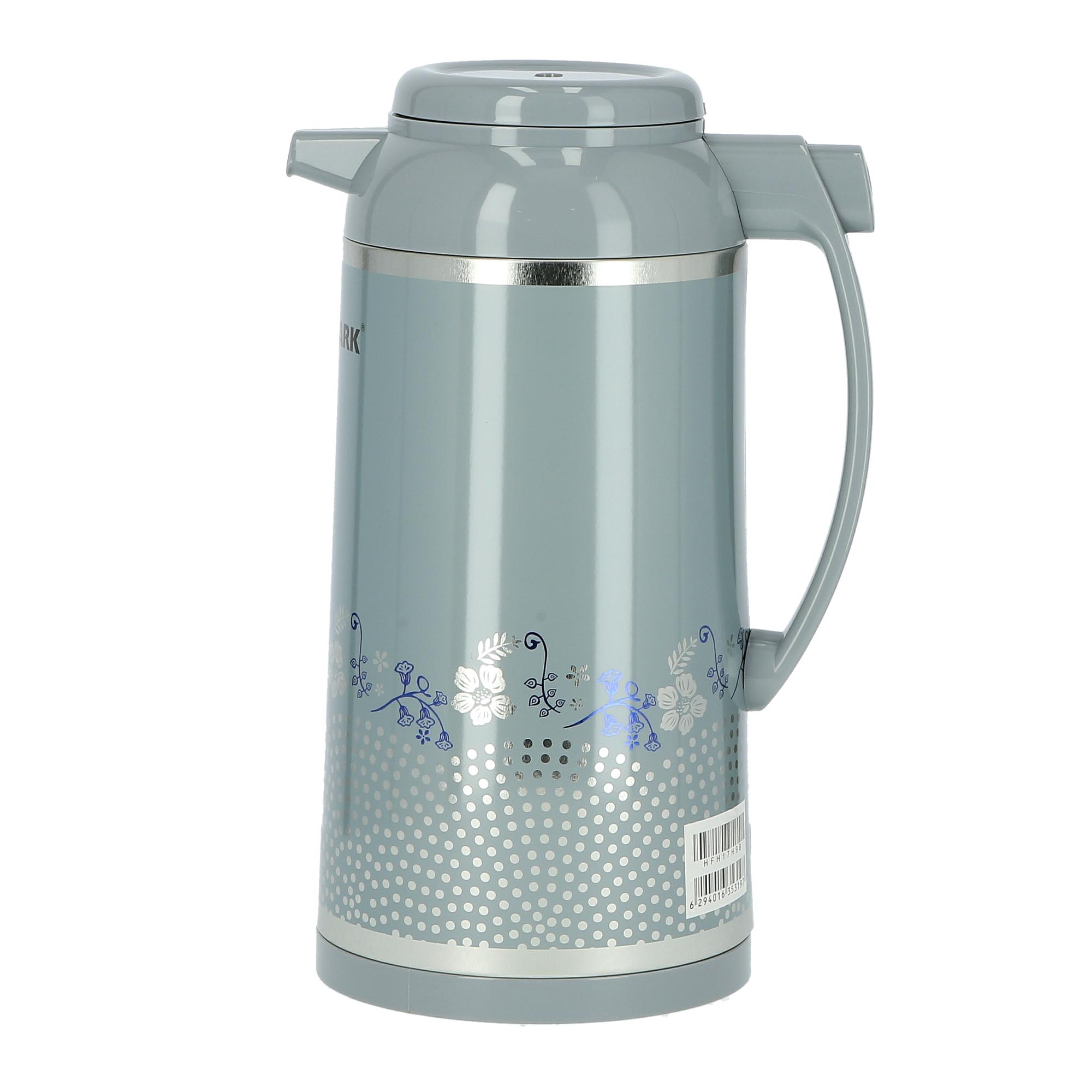 Olsenmark Vacuum Flask With Glass Liner - Thermos Flask With Double Wall Design -Jug Flask, Vacuum