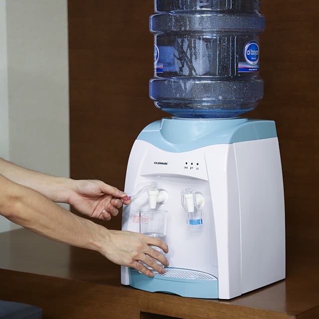 Olsenmark Hot & Normal Water Dispenser - Top Loading - Mini Dispenser - Hot Water Temperature: 85-95 - 181218