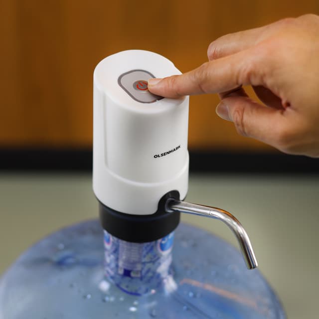 Olsenmark Rechargeable Water Pump - Rechargeable Battery - Portable - Offices, Homes, Kitchens