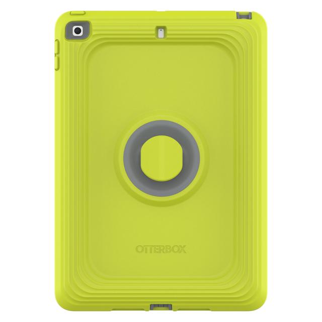 OtterBox EZGrab Kids Education Cover + Stand - Made for Kids, Superior Protection, Secure Car Travel, Multiple viewing angles for Apple iPad 10.2" 8th/7th Gen - Martian Green - SW1hZ2U6MzYyNDY3