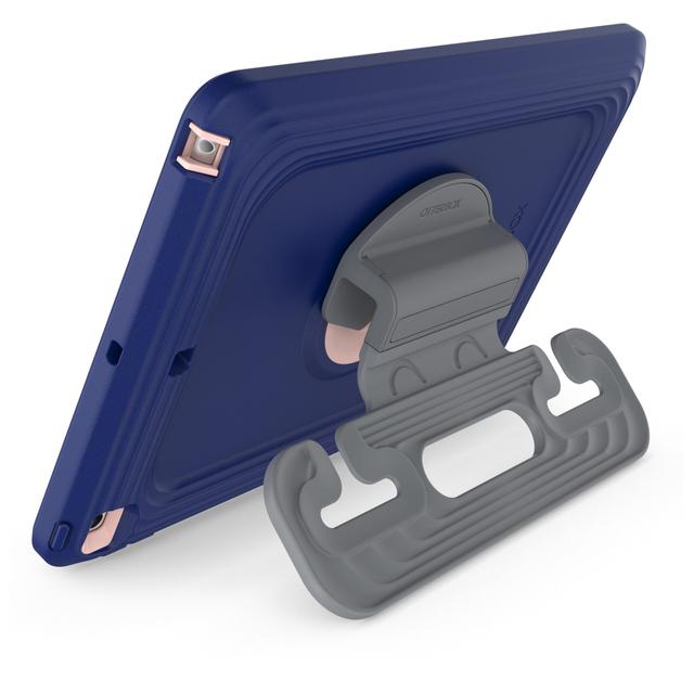 OtterBox EZGrab Kids Education Cover + Stand - Made for Kids, Superior Protection, Secure Car Travel, Multiple viewing angles for Apple iPad 10.2" 8th/7th Gen - Space Explorer Dark Blue - SW1hZ2U6MzYyNDg1