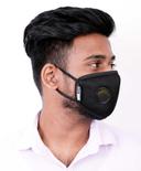 ماسك قماشي لون أسود Black Mask with Certified 6 Layer Filter - Reusable Cotton Face Mask - PARA JOHN - SW1hZ2U6NDI4MDAx