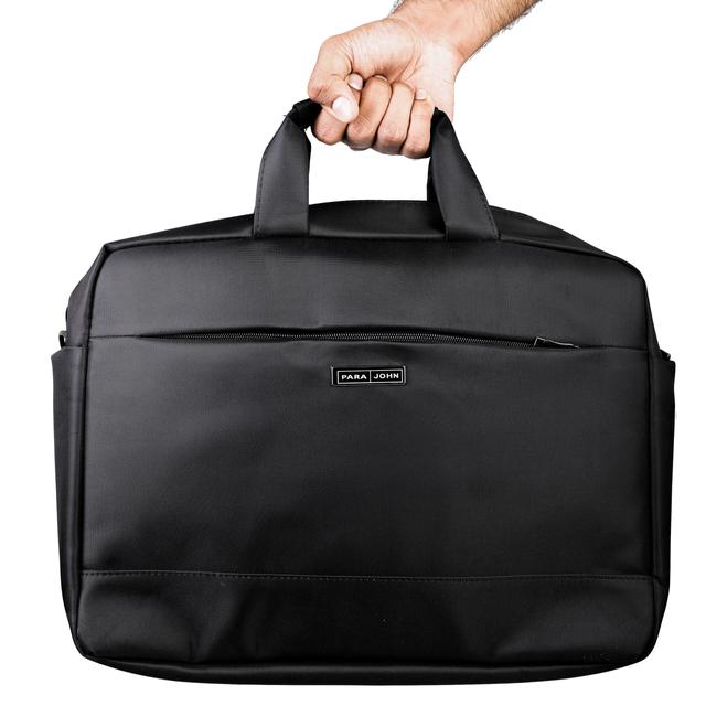 شنطة لابتوب قياس 15 إنش لون أسود Laptop Messenger Backpack - Laptop Messenger Bags Shoulder Backpack Handbag - PARA JOHN - SW1hZ2U6NDE3NTQ1