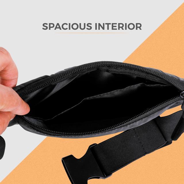 شنطة خصر لون رمادي Money Belt For Travel With RFID Blocking Sleeves Set for Daily Use - PARA JOHN - SW1hZ2U6MzY1Njg5