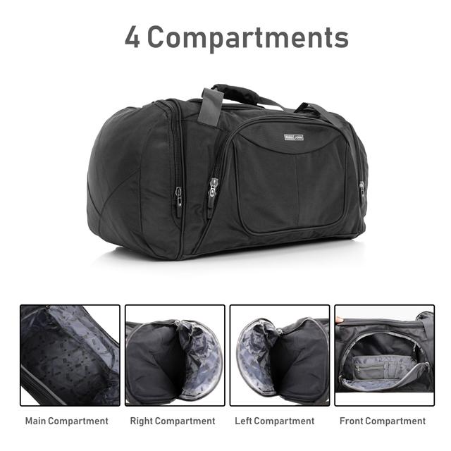 PARA JOHN Duffle Bag/Travel Bag - Cabin Size Travel Duffel Bag - Holdall Duffle Carry Bag - Lightweight Travel Carry Bag - Unisex Weekend Daypack Bag - Portable Weekend Overnight Travel Holda - SW1hZ2U6NDMzMjA5