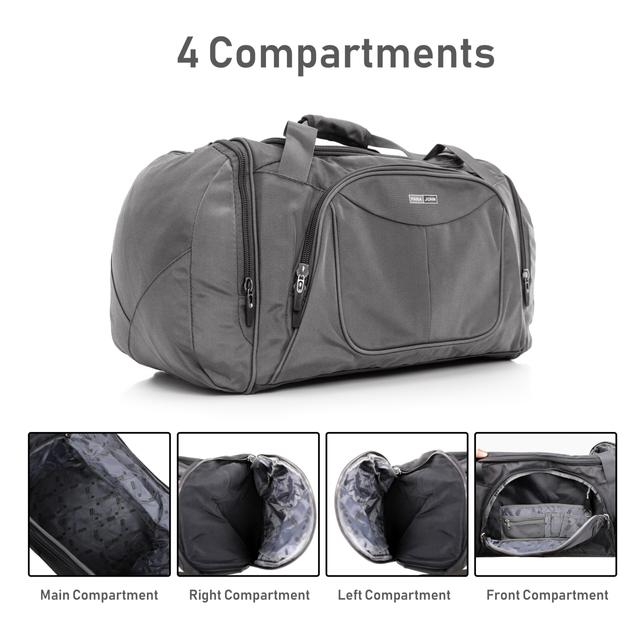 شنطة سفر محمولة لون رمادي PARA JOHN Duffle Bag/Travel Bag - SW1hZ2U6NDMzMjI0