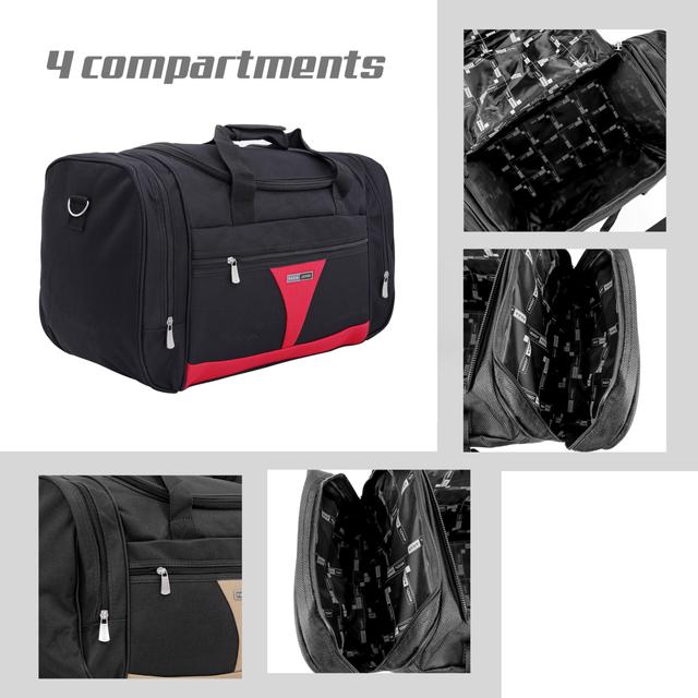 شنطة سفر (حقيبة سفر) - أسود  PARA JOHN Duffle Bag/Travel Bag - SW1hZ2U6NDMzMjg1