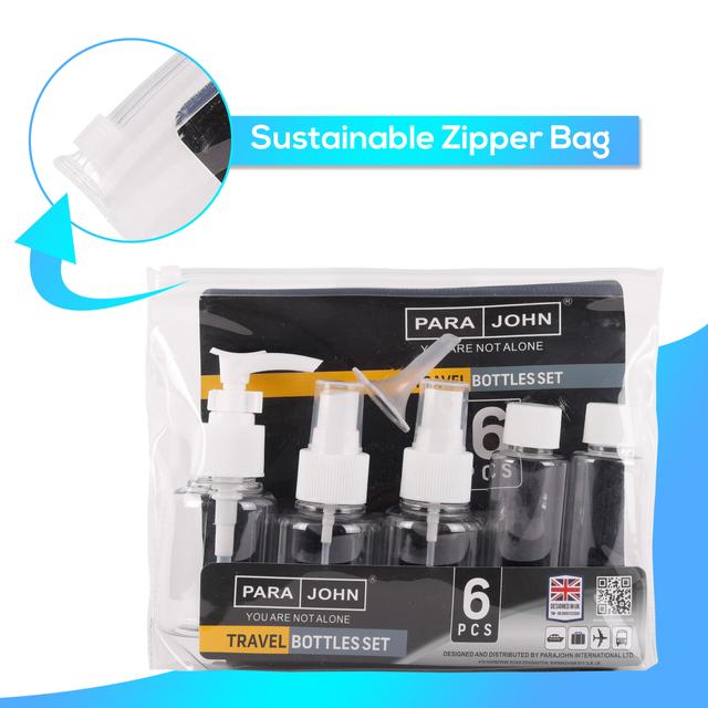 PARA JOHN 7 PCS TRAVEL BOTTLE SET - SW1hZ2U6NDE2MDk2