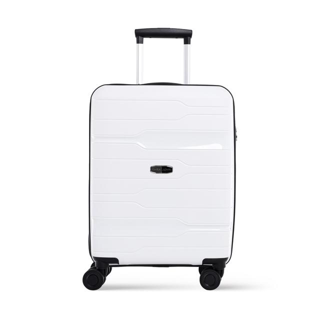 شنطة سفر قياس 20 بوصة لون أبيض PARA JOHN Travel Luggage Suitcase - SW1hZ2U6NDMzMTM1