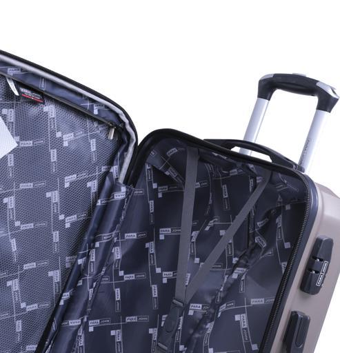 شنطة سفر قياس 24 بوصة لون بيج PARA JOHN Abs Luggage Trolley - SW1hZ2U6MzY0NjM4