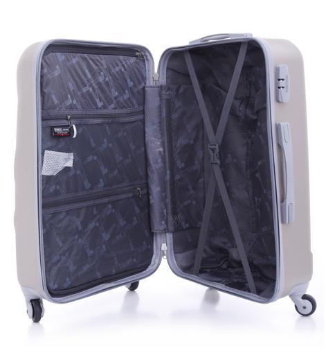 PARA JOHN Palma Luggage Trolley, Golden 20 Inch - SW1hZ2U6MzY1MDE2