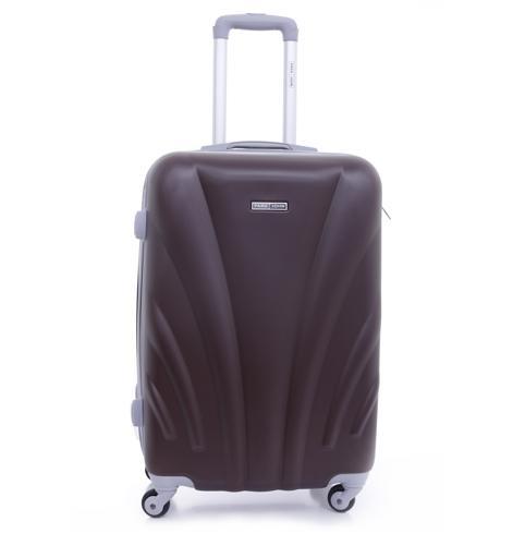 PARA JOHN Palma Luggage Trolley, Coffee 20 Inch - SW1hZ2U6MzY1MDI5