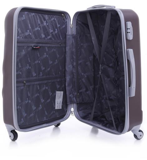 PARA JOHN Palma Luggage Trolley, Coffee 24 Inch - SW1hZ2U6MzY0OTcz