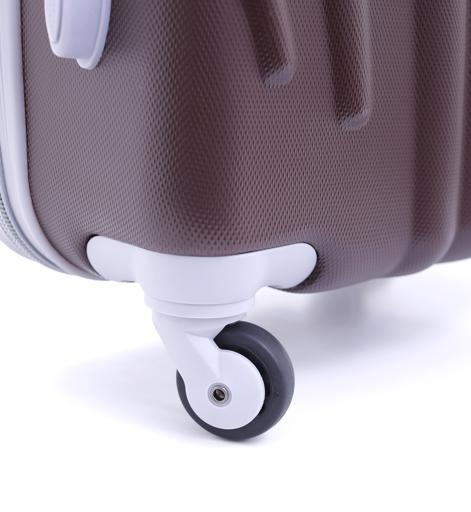طقم حقائب سفر 3 حقائب مادة ABS بعجلات دوارة (20 ، 24 ، 28) بوصة لون القهوة PARA JOHN - PJTR3011 Palma 3 Pcs Trolley Luggage Set, Coffee - SW1hZ2U6MzY0ODg5