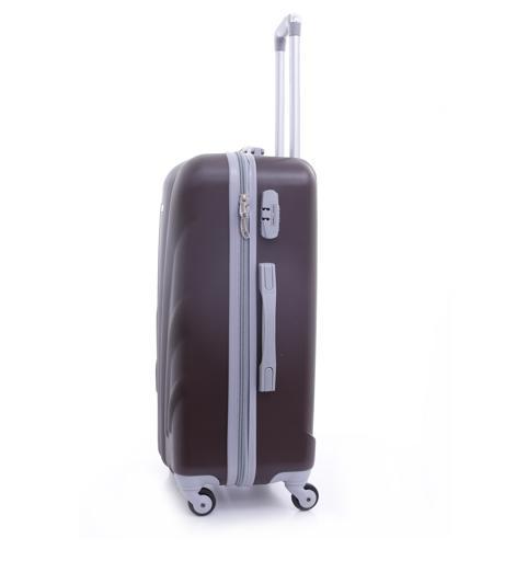 طقم حقائب سفر 3 حقائب مادة ABS بعجلات دوارة (20 ، 24 ، 28) بوصة لون القهوة PARA JOHN - PJTR3011 Palma 3 Pcs Trolley Luggage Set, Coffee - SW1hZ2U6MzY0ODkx