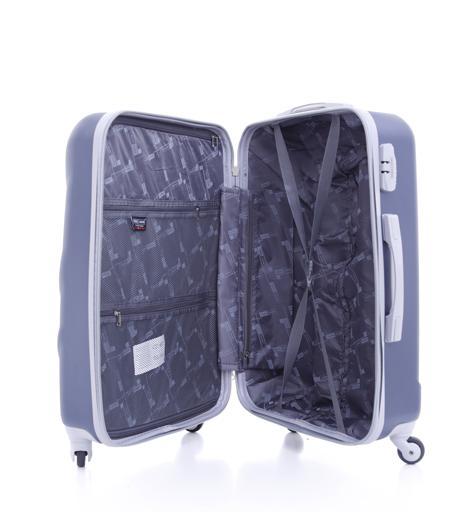 شنطة سفر قياس 24 بوصة لون أزرق غامق PARA JOHN Palma Luggage Trolley - SW1hZ2U6MzY0OTg2