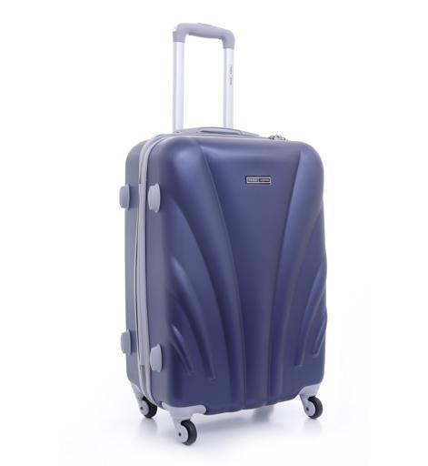 PARA JOHN Palma Luggage Trolley, Dark Blue 20 Inch - SW1hZ2U6MzY1MDUy