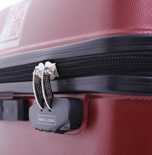 شنطة سفر قياس 20 بوصة لون خمري PARA JOHN Pabloz Luggage Trolley, Burgundy