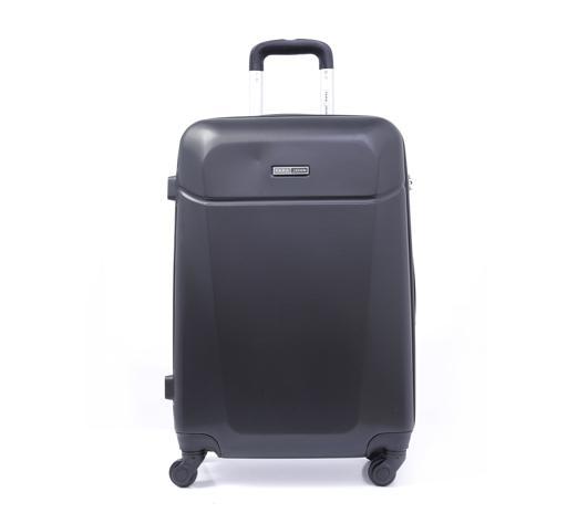 PARA JOHN Hardside Luggage Trolley, Black 20 Inch