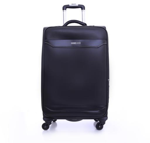 طقم حقائب سفر 3 حقائب مادة PVC بعجلات دوارة (20 ، 24 ، 28) بوصة أسود PARA JOHN - Buffalos 3 Pcs Trolley Luggage Set, Black - SW1hZ2U6MzY1MjQw