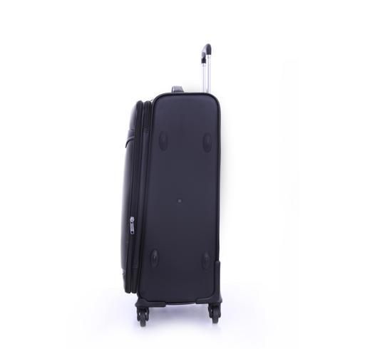 طقم حقائب سفر 3 حقائب مادة PVC بعجلات دوارة (20 ، 24 ، 28) بوصة أسود PARA JOHN - Buffalos 3 Pcs Trolley Luggage Set, Black - SW1hZ2U6MzY1MjUw