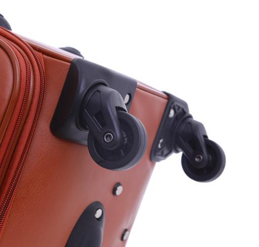 PARA JOHN Buffalos 3 Pcs Trolley Luggage Set, Orange