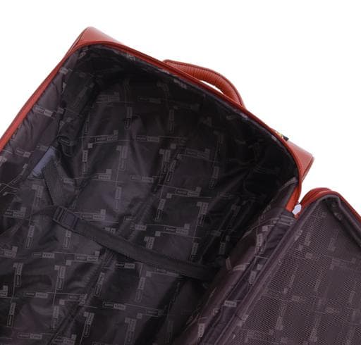 PARA JOHN Buffalos 3 Pcs Trolley Luggage Set, Orange