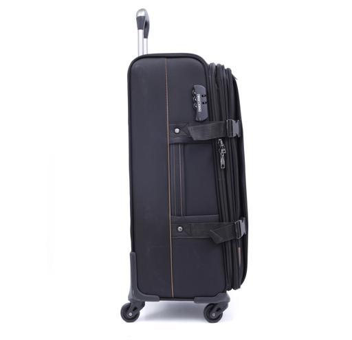 PARA JOHN 3 Pcs Trolley Luggage Set, Black - SW1hZ2U6NDM2NjU0