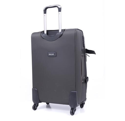 طقم حقائب سفر 3 حقائب مادة البوليستر بعجلات دوارة (20 ، 24 ، 28) بوصة رمادي PARA JOHN - PJTR3040 3 Pcs Trolley Luggage Set, Grey - SW1hZ2U6MzY1MzQ2