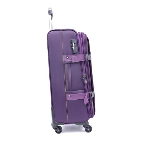طقم حقائب سفر 3 حقائب مادة البوليستر بعجلات دوارة (20 ، 24 ، 28) بوصة بنفسجي PARA JOHN - 3 Pcs Trolley Luggage Set, Purple - SW1hZ2U6NDM2Njcz