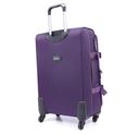 طقم حقائب سفر 3 حقائب مادة البوليستر بعجلات دوارة (20 ، 24 ، 28) بوصة بنفسجي PARA JOHN - 3 Pcs Trolley Luggage Set, Purple - SW1hZ2U6NDM2Njc1