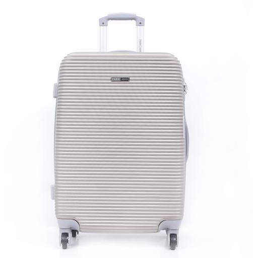 شنطة سفر قياس 20 بوصة لون بيج PARA JOHN Abs Hard Trolley Luggage - SW1hZ2U6MzY1NDY2