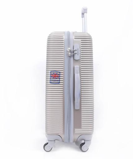 شنطة سفر قياس 20 بوصة لون بيج PARA JOHN Abs Hard Trolley Luggage - SW1hZ2U6MzY1NDcw