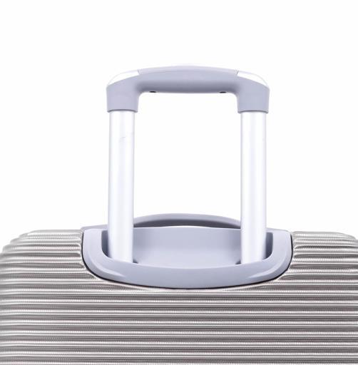 شنطة سفر قياس 24 بوصة لون بيج PARA JOHN Abs Hard Trolley Luggage - SW1hZ2U6MzY1NDE5