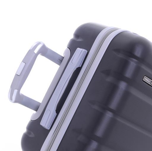 طقم حقائب سفر 3 حقائب مادة ABS بعجلات دوارة (20 ، 24 ، 28) بوصة أسود PARA JOHN - Abs Hard Trolley Luggage Set, Black - SW1hZ2U6NDM2NzYy