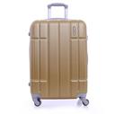 طقم حقائب سفر 3 حقائب مادة ABS بعجلات دوارة (20 ، 24 ، 28) بوصة ذهبي PARA JOHN - Abs Hard Trolley Luggage Set, Gold - SW1hZ2U6MzY1MTA3