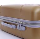 طقم حقائب سفر 3 حقائب مادة ABS بعجلات دوارة (20 ، 24 ، 28) بوصة ذهبي PARA JOHN - Abs Hard Trolley Luggage Set, Gold - SW1hZ2U6MzY1MTEx