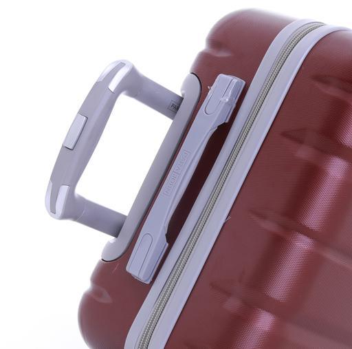 طقم حقائب سفر 3 حقائب مادة ABS بعجلات دوارة (20 ، 24 ، 28) بوصة أحمر كستنائي PARA JOHN - Abs Hard Trolley Luggage Set, Maroon - SW1hZ2U6MzY1MTM5