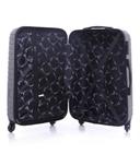 PARA JOHN Abs Hard Trolley Luggage Set, Dark Grey