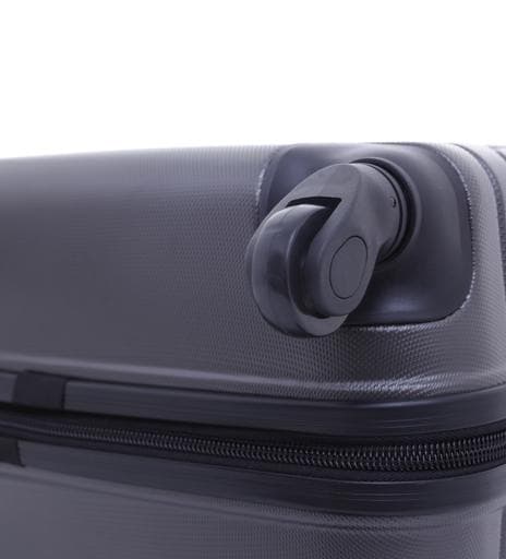 PARA JOHN Abs Hard Trolley Luggage Set, Dark Grey