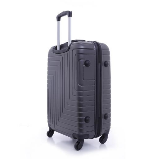 PARA JOHN Abs Hard Trolley Luggage Set, Dark Grey