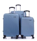 PARA JOHN Abs Hard Trolley Luggage Set, Light Blue