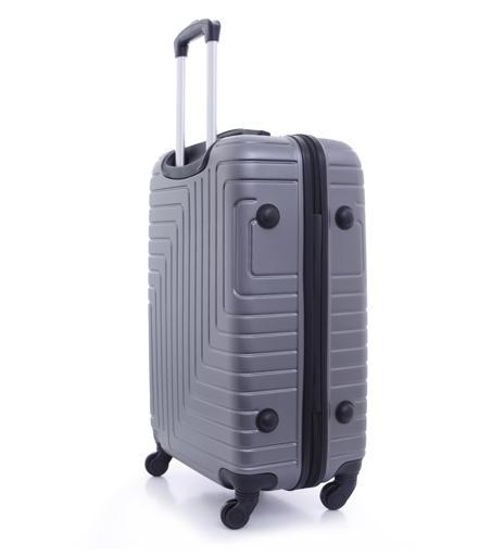 طقم حقائب سفر 3 حقائب مادة ABS بعجلات دوارة (20 ، 24 ، 28) بوصة رمادي فاتح PARA JOHN - Abs Hard Trolley Luggage Set, Light Grey - SW1hZ2U6MzY1NjU2