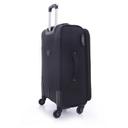 PARA JOHN Polyester Soft Trolley Luggage Set, Black - SW1hZ2U6NDM2NzA5