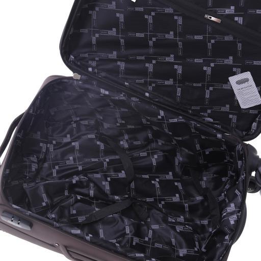 PARA JOHN Polyester Soft Trolley Luggage Set, Coffee - SW1hZ2U6NDM2NzMx