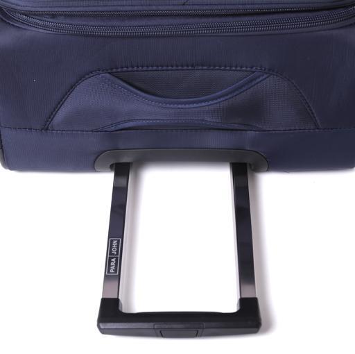 طقم حقائب سفر 3 حقائب مادة النايلون بعجلات دوارة (20 ، 24 ، 28) بوصة أزرق PARA JOHN - PJTR3116 Polyester Soft Trolley Luggage Set, Blue - SW1hZ2U6NDA3NzEy