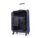 PARA JOHN Polyester Soft Trolley Luggage Set, Navy - SW1hZ2U6MzY0ODE1