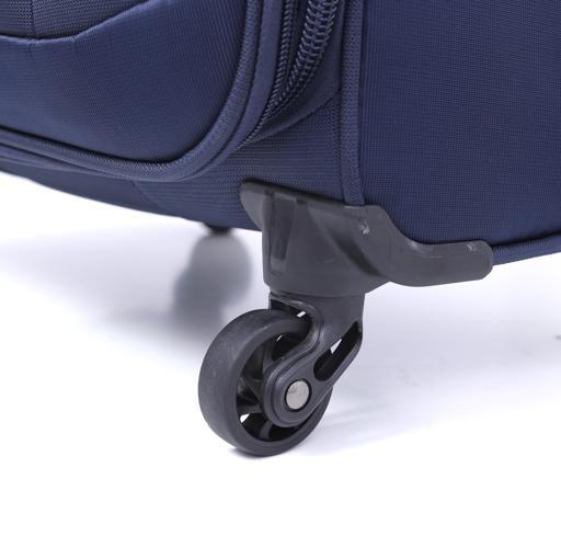 طقم حقائب سفر 3 حقائب مادة البوليستر بعجلات دوارة (20 ، 24 ، 28) بوصة كحلي PARA JOHN - Polyester Soft Trolley Luggage Set, Navy - SW1hZ2U6MzY0ODE3