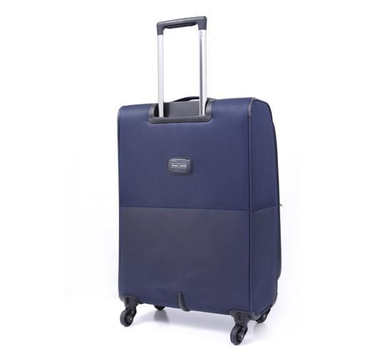 PARA JOHN Polyester Soft Trolley Luggage Set, Navy - SW1hZ2U6MzY0ODA3