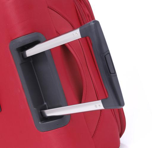 طقم حقائب سفر 3 حقائب مادة البوليستر بعجلات دوارة (20 ، 24 ، 28) بوصة أحمر PARA JOHN - Polyester Soft Trolley Luggage Set, Red - SW1hZ2U6MzY0ODMy